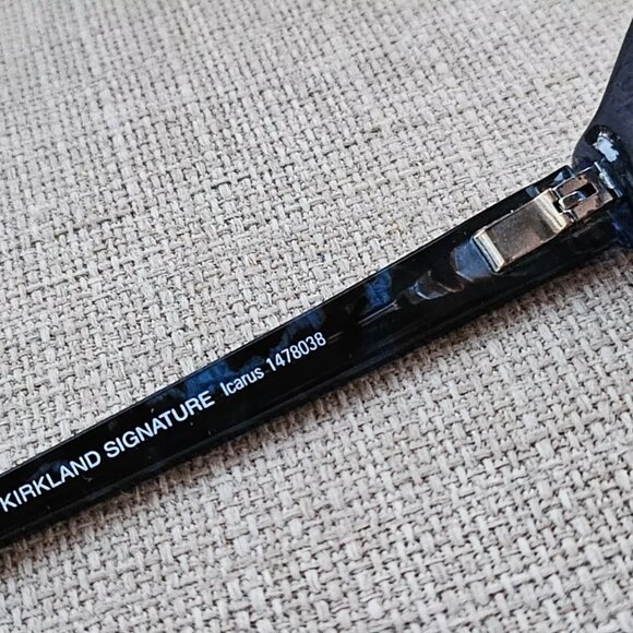 Kirkland Signature Eyeglasses Frame ICARUS BLUE FADE Glasses Made in Italy - Picture 8 of 11